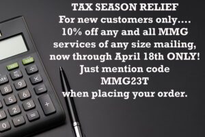 Tax season relief